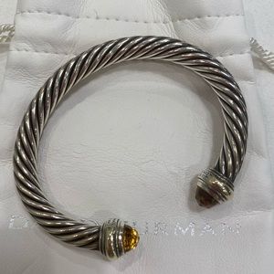 David Yurman 5 mm cable classic bracelet Citrine